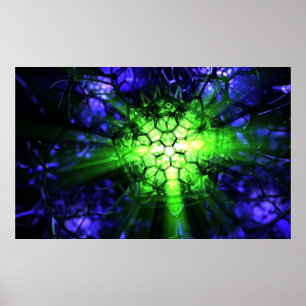 Affiches Géomancie (verte)