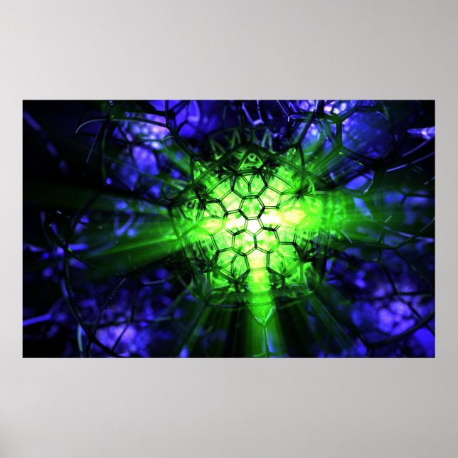 Affiches Géomancie (verte) (Devant)