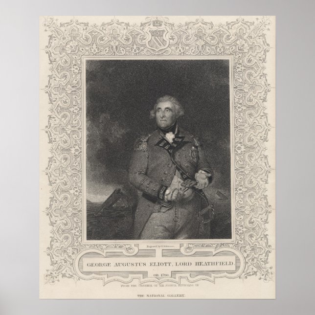 Affiches George Augustus Eliott, 1er baron Heathfield (Devant)