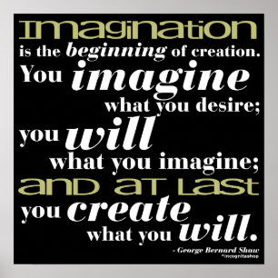 Affiches George Bernard Shaw Citation