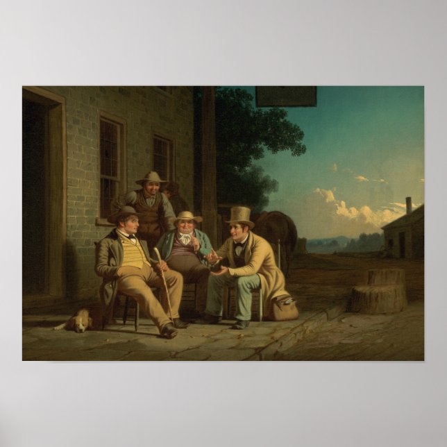 Affiches George Caleb Bingham - Une campagne électorale (Devant)