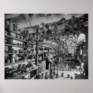 Affiches George Ohr Pottery Shop, 1901