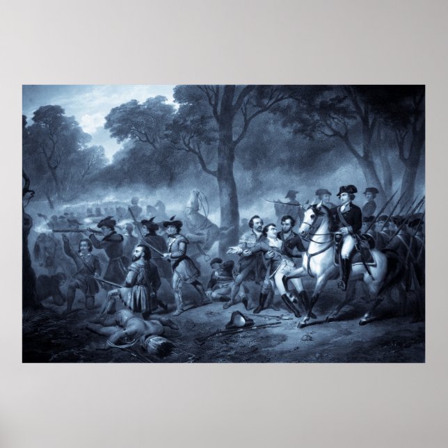 Affiches George Washington en affiche/imprimé de soldat (Devant)