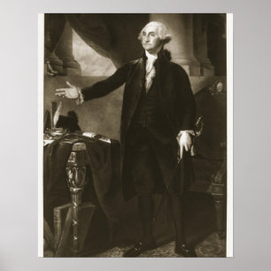 Affiches George Washington, ęr président du Sta uni