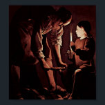 Affiches Georges de La Tour - St Joseph comme charpentier<br><div class="desc">St Joseph comme charpentier par Georges de La Tour. Grande peinture intitulée St Joseph comme charpentier,  réalisée par Georges de La Tour.</div>
