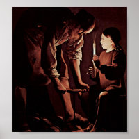 Georges de La Tour - St Joseph comme charpentier