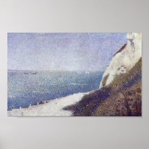 Affiches Georges Seurat - La plage Le Bas Butin Honfleur