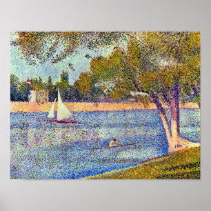 Affiches Georges Seurat la Seine et la La grand Jatte