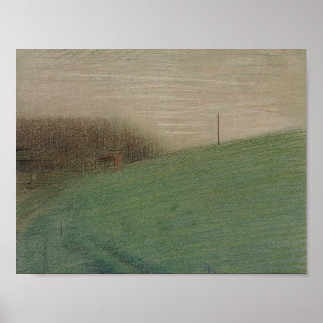Affiches Georges Seurat - Le pré (Devant)
