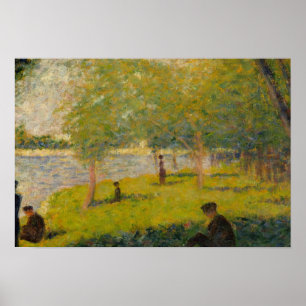 Affiches Georges Seurat - Study for A Sunday on La Grande