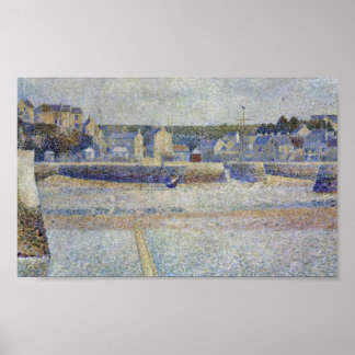 Affiches Georges Seurat - The outer harbor at low tide