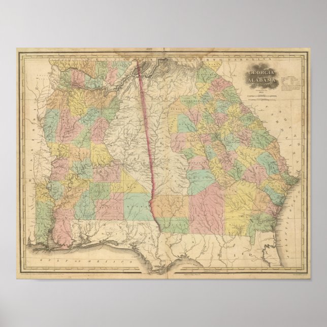 Affiches Géorgie et Alabama (Devant)