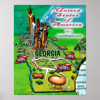 Affiches Géorgie USA