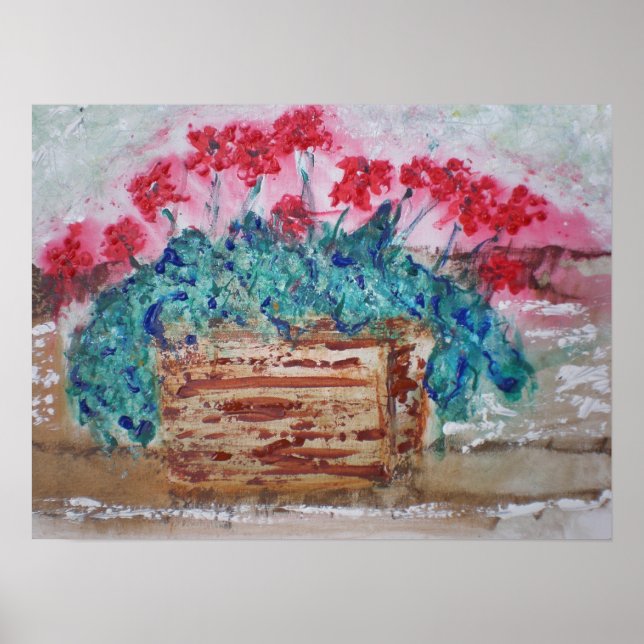 Affiches Geraniums (Devant)