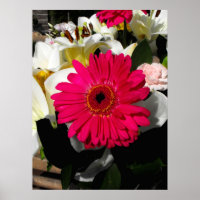 Gerbera fleur dans un bouquet de fleurs