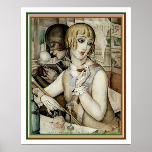 Affiches Gerda & Lili  #2 Art Deco Print 16 x 20