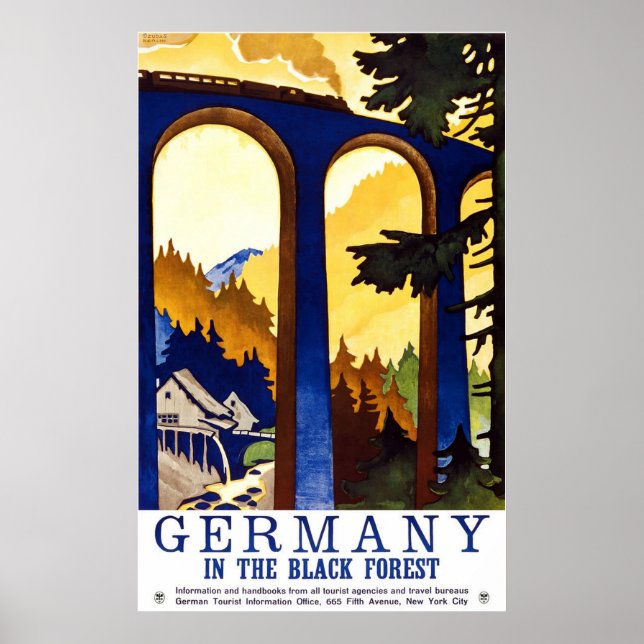 Affiches Germany In The Black Forest (Devant)