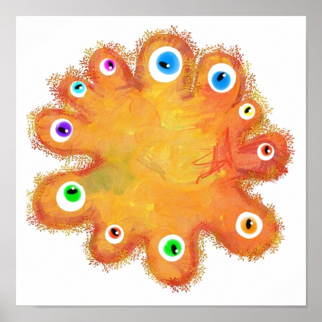 Affiches Germe peint (Devant)