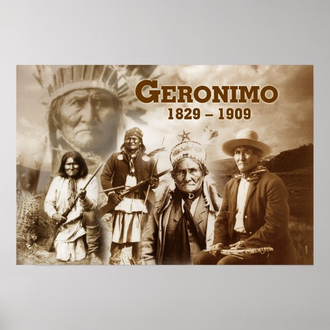 Affiches Geronimo de la Chiricahua Apache (Devant)