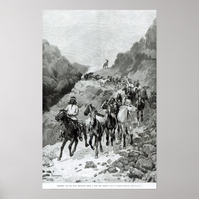 Affiches Geronimo et son groupe (Devant)