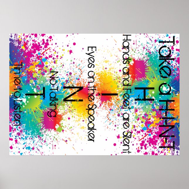 Affiches Gestion des salles de classe (Devant)