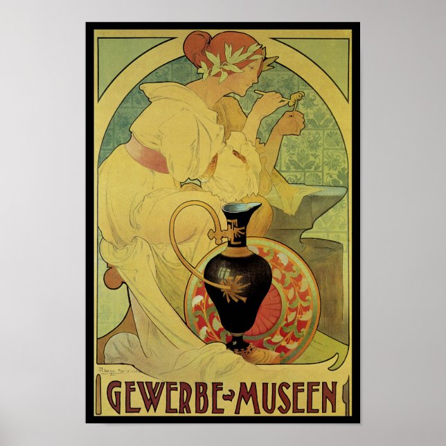 Affiches Gewerbe Museen (Devant)