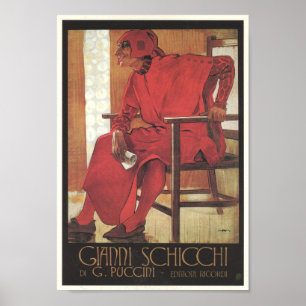 Affiches Gianni Schicchi Opera