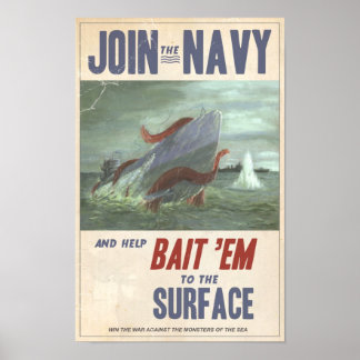 Affiches Giant Squid vs. Sub