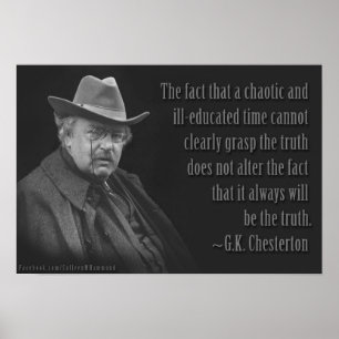 Affiches Gilbert Keith Chesterton
