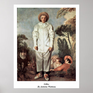 Affiches Gilles Par Antoine Watteau