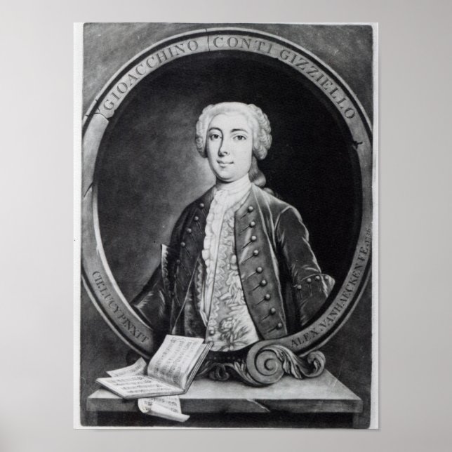 Affiches Gioacchino Conti, Gizziello, (Devant)