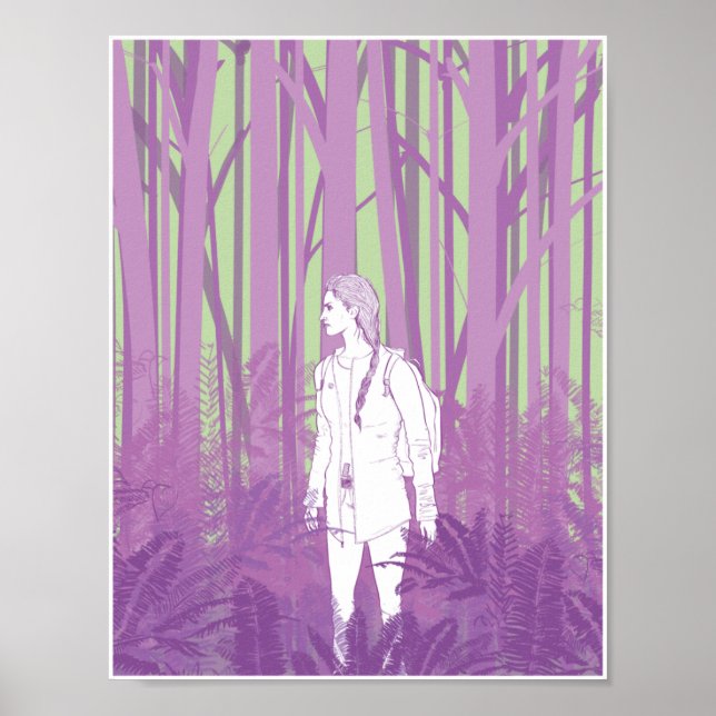 Affiches Girl in the Woods 8.5x11 (Devant)
