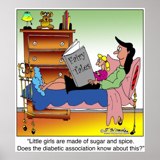 Affiches Girls, Sugar, Spice & Diabetes (Devant)