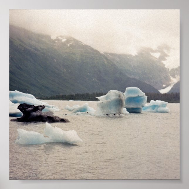 Affiches Glace bleue (Devant)