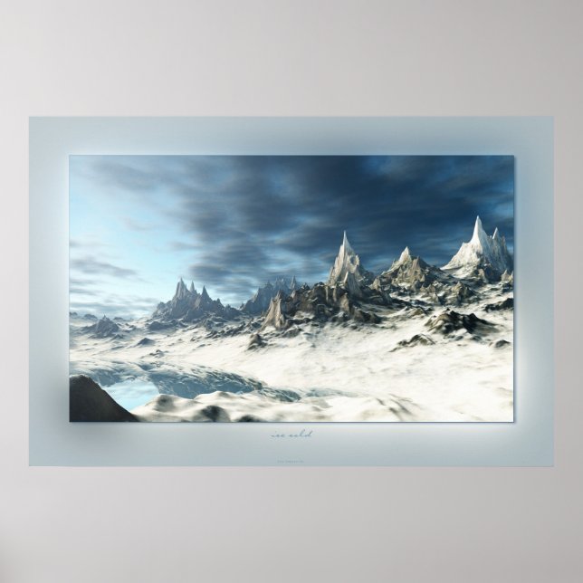 Affiches glace froide (Devant)