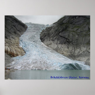 Affiches Glacier de Brikdalsbreen