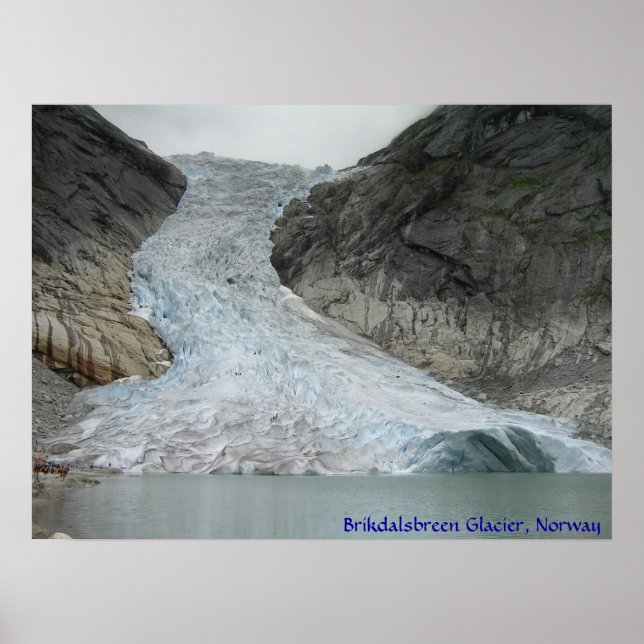 Affiches Glacier de Brikdalsbreen (Devant)