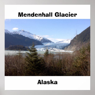 Affiches Glacier de Mendenhall, Alaska