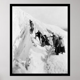 Affiches Glacier de paradis montant 1921