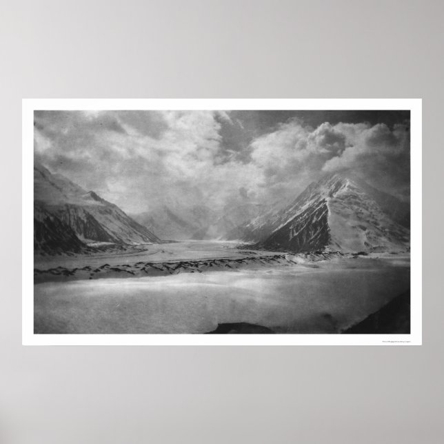 Affiches Glacier géant Alaska 1912 (Devant)