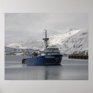 Affiches Gladiatior, chalutier de pêche commerciale en Alas