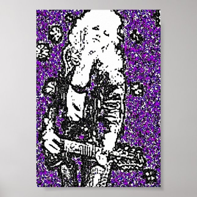 Affiches Glam Rock des années 80 (Devant)