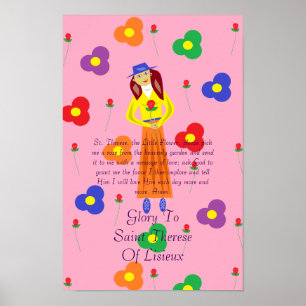 Affiches Gloire À Saint Thérèse De Lisieux