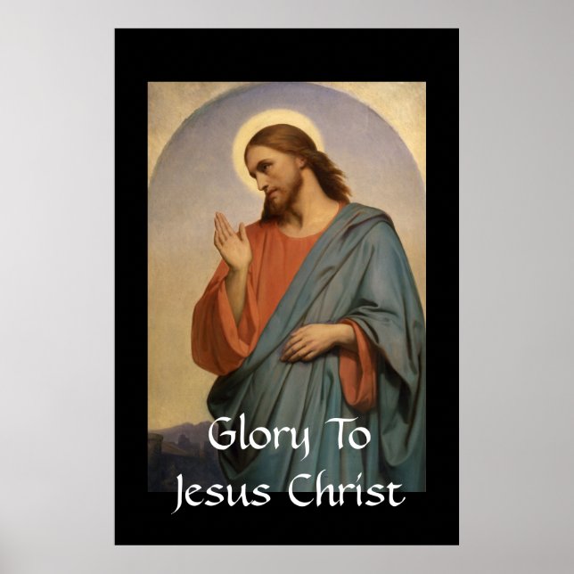 AFFICHES GLOIRE DE JÉSUS CHRIST (Devant)