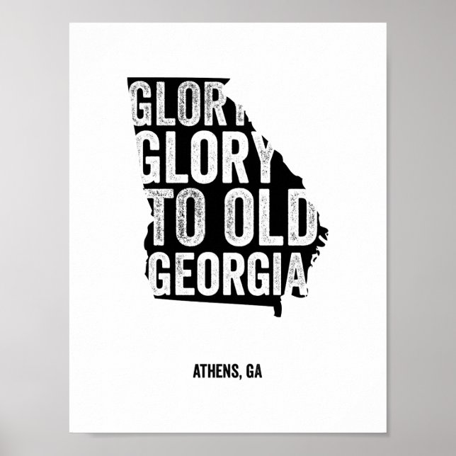 Affiches Glory Glory (noir) (Devant)