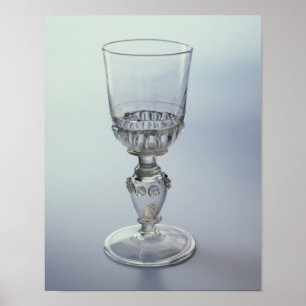 Affiches Gobelet avec la cuvette ronde d'entonnoir