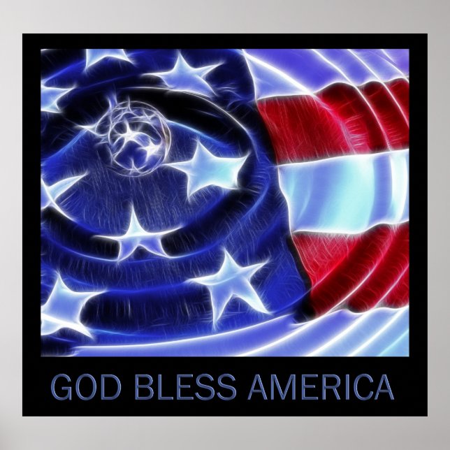 Affiches God Bless America (Devant)