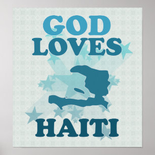 Affiches God Loves Haiti