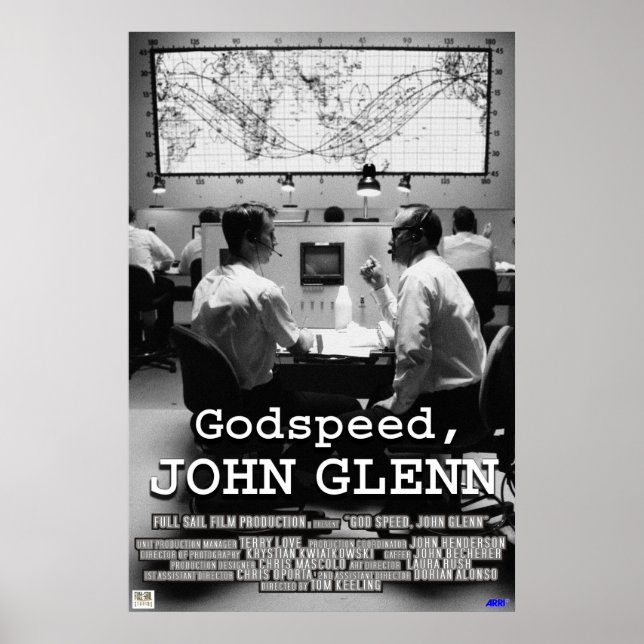 Affiches God Speed John Glenn (Devant)