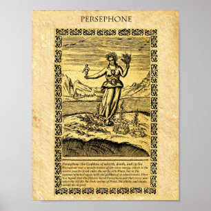 AFFICHES GODDESS PERSEPHONE